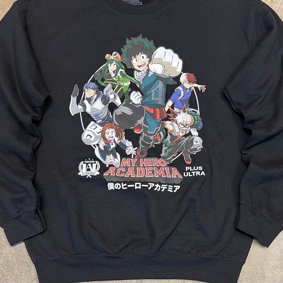 My Hero Academia Plus Ultra Graphic Sweater Sweatshirt - Picture 2 of 9